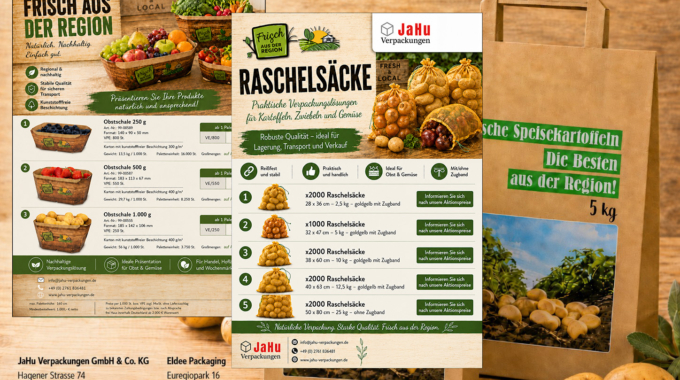 Frisch aus der Region – praktisch und natürlich verpackt